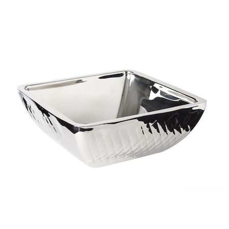 Bon Chef Square Diamond Cold Wave Bowl  11-1/8" X 11-1/8" X 4" H  4 Qt 9333DI